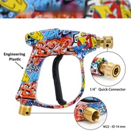 Replacement Pressure Washer Gun 150bar 2200psi High Pressure Water Spray Gun with 1/4" Quick Connect