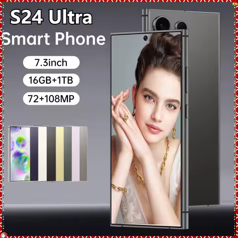 Brand New Pad Tablet PC For SMS 24 ultra 7.3 inch HD Android 22GB+2TB 8000mAh Battery 4G 5G Dual Sim