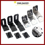 OIWLSAX321 90 Degree Lock Catch, Burglar-proof Stainless Steel Padlock Clasp,  90 Degrees Hardware H