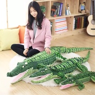 Boneka Mainan Buaya Simulasi, Bantal Buaya Besar, Bantal Tidur, Hadiah Kreatif untuk Lelaki dan Pere