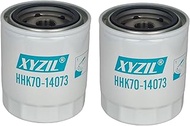 XYZIL 2X Hydraulic Oil Filter HHK70-14073 Compatible with Kubota L2501H L3301H L3901H B2320HSD B2620