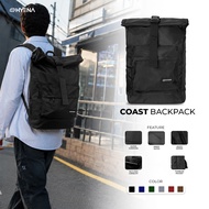 HYENA - COAST - Men's Backpack Rolltop Men's Backpack School Bag College Work Office Casual Laptop B