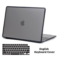 เคสใสพร้อมกรอบสำหรับ Macbookเคสใสผิวด้านสำหรับปี2020 2021 Macbook Pro M1 Air ขนาด13นิ้วปี A2337 A233
