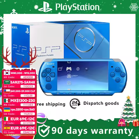 Sony original PSP 3000 PlayStation portable (PSP-3006) console handheld game console Holiday Christm