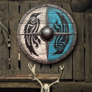 Jualan Panas~Produk Baru EIVOR VALHALLA RAVEN Hiasan Perisai Viking Asli 0621hw