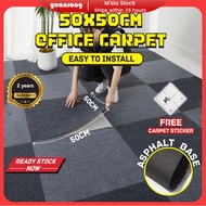📐 50x50cm Square Carpet Tiles | Thick Fire Resistant Modular Carpet | Large Area Office & Hotel Floo
