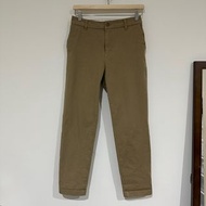MUJI 無印良品 綾織boyfit 九分褲