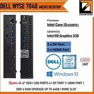 DELL MICRO Tiny PC WYSE 7040 CPU CORE i5-6500TE (6th Gen) UPTO 32GB RAM / 1TB SSD