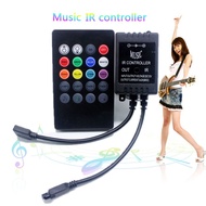 Modul Controller LED Lampu Strip Sensor Musik Suara + Remote