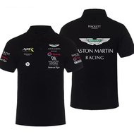 Polo Shirt for men formal attire F1 Driver Formula Polo Informal Polo T-shirt Aston Martin F1 Team R
