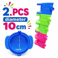 KH Pastel Mold Diameter 10cm Contents 2 PCS Thick Plastic | Non-Stick Fried Empanada Curryp Mold