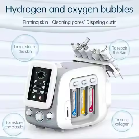 Multi-Function Oxygen Jet Peel Machine Dermebrasion Aqua Peel Skin Cleansing Exfoliating Beauty Equi