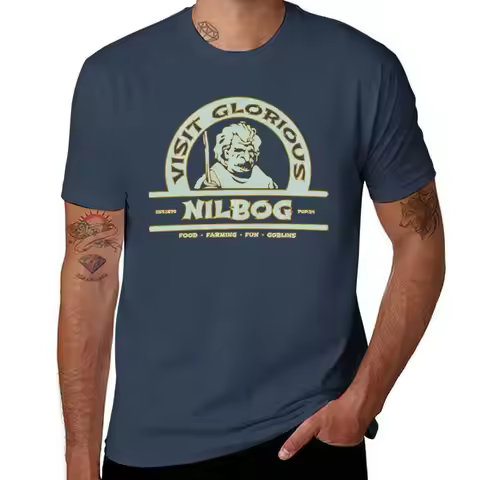 Visit glorious nilbog troll 2 T-Shirt Breathable Basic Cotton T-Shirt