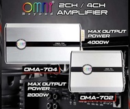 Omni Beyond Amplifier 4000 Watts 2-CH 4-CH Channel Power Amp Suitable for Car Speaker and Woofer