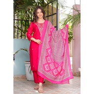 (READYSTOCK)Pure/dola/silk/3pcs/suits