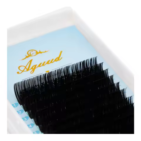 AGUUD C CC D DD Eyelash Extension Individual Premium Fake Mink Silk Lashes Extension Supplies Regula