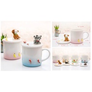 TW0169 CUTIE CAT 3D ANIMAL PASTEL MUG CUP