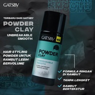 Gatsby Powder Clay Unbreakable Smooth Hair Styling Powder 20gr