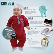 COMBO A - Baju Melayu Rompers QALISH 2023
