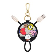 3C Store GARMMA Universe Star BT21 Apple Lightning Leather Charm Charging Transmission Cable XS MAX