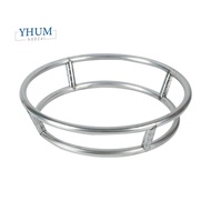 1 Piece Wok Stainless Steel Wok Ring Pot Rack Burner Grate Replacement Wire Insulated Pot Mat Stand 