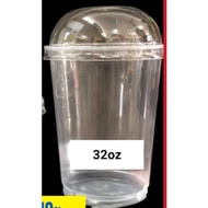 CLEAR STOK PLASTIK CUP TPP 32OZ 50pcs
