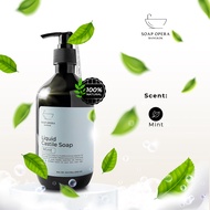 Soap Opera Liquid Castile Soap 500ml Body Wash in Mint