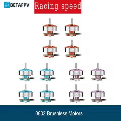 BETAFPV 0802 1S Brushless Motor 22000-28000KV 1.88g, 0.1mm Stator Core 1mm Shaft for Air75 II Meteor