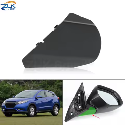 ZUK Car Exterior Rearview Side Mirror Buttom Cover Base Cap For HONDA VEZEL HRV HR-V RU 2014-2022 76