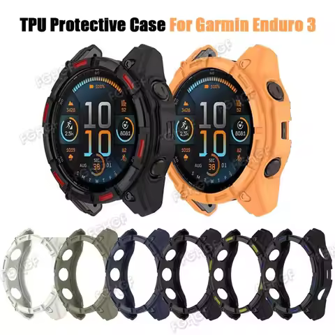For Garmin Enduro 3 Case Cover Soft TPU Protective Shell Bumper For Garmin Enduro 3 Protector Frame 