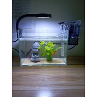 Combo mini Desktop Aquarium Complete Set D20xR12xC15cm, betta Aquarium