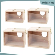 [AmlesoMY] Parakeet Pet Accessories Transparent Breeding Box for Lovebirds Budgie