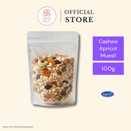 Fresh Bulk Cashew Apricot Muesli convenient travel pack / overnight oat | rolled oat | breakfast | d