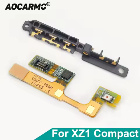 Aocarmo Power Switch On/Off Volume Camera Button Connector Flex Cable For Sony Xperia XZ1 Compact XZ