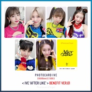 (Yujin) 2 Sides PHOTOCARD Iive ALBUM "AFTER LIKE" Benefit, POB, Photobook Ver, KTOWN4U- (Yujin, POB, Photobook, KTOWN4U- (Yujin, Gayo, Photobook, KTOWN4U- Lise