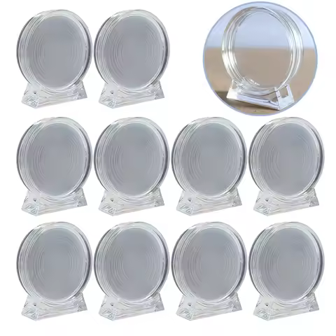 5/10Pcs Coin Protection Box 40mm Acrylic Coin Display Case For 17/20/25/27/30/33/38mm Transparent Bo