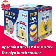 aptamil kid step 4 (1.8kgx2) 3.6kg value pack with gift