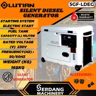 LUTIAN 5.5KW SILENT DIESEL GENERATOR  SINGLE Phase (5GF-LDEG) - Heavy Duty - 6 Months Local Warranty