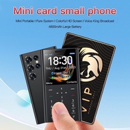 I23 Mini Cellphone Elderly 4G Feature Phones 1.77Inches 64MB RAM 64MB ROM FM Radio Flashlight Vibrat