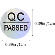 6400 pcs Self Adhesive QC Passed Labels Warehouse Quality Control Check Tested Stickers Inspection P