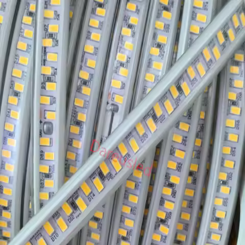 LED Strip Light 180Leds/m Dimmer 5730 220V Tape White/Warm Waterproof IP68 Supper bright UL Home Dec