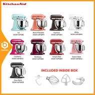 Kitchenaid 4.8L Artisan Series Tilt Head Stand Mixer -Cranberry/Red/Espresso/Black/Ice 5KSM150PSB, 5