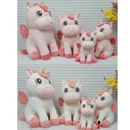 Sitting Unicorn Doll Size 65cm/soft unicorn doll/unicorn birthday gift/Jumbo Unicorn Doll/Character 