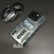 USD Dollarเคสโทรศัพท์ออกแบบยอดนิยมสําหรับiPhone 16 15 14 13 Pro 12 11 Pro Xs X XR Maxเลเซอร์Hard PC 