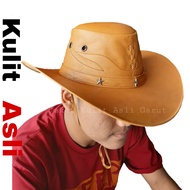 Men's genuine leather cowboy hat / cowboy hat cowboy hat