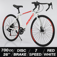 AENXRD R15 จักรยานเสือหมอบ จักรยาน 26 นิ้ว 7 เกียร์ รุ่น จักรยานเสือหมอบ การลดแรงกระแทก ประหยัดแรงงา