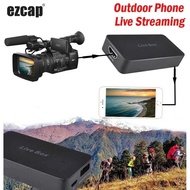 Outdoor Phone Live Streaming Box HDMI To USB Video Capture Card Record Box for IPhone Android Phone