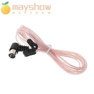 MAYSHOW Radio Room Antenna, ABS 12V Car Radio FM Antenna,  FM Antenna Connection Antenna Car Accessories Signal Amplification