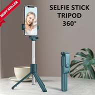 Tongsis HP Tripod 3 in 1 Remote Selfie Bluetooth R1 multifungsi panjang terbaru untuk traveling yout