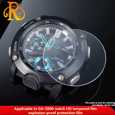 2PCS 9H Tempered Glass Screen Protector For Casio G Shock GA-2000/2100/2200 Watch Film GA-2300 Mirro